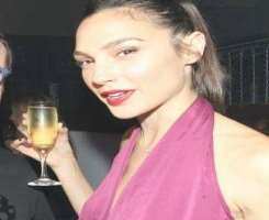 Gal Gadot consuming alcohol